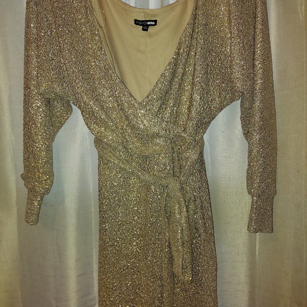 Sparkly cocktail dress